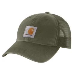 Carhartt Men's Canvas Mesh-Back Buffalo Cap -Deals Outfivox Store 100286 G72 MF22 e