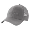 Carhartt Men's Canvas Mesh-Back Logo Graphic Cap