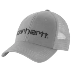Carhartt Men's Canvas Mesh-Back Logo Graphic Cap -Deals Outfivox Store 101195 E58 MF22