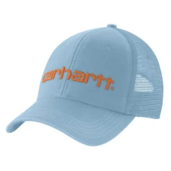 Carhartt Men's Canvas Mesh-Back Logo Graphic Cap -Deals Outfivox Store 101195 HA9 MS23 e