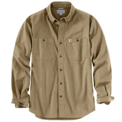 Carhartt Men's Big & Tall Rugged Flex Rigby Long-Sleeve Work Shirt -Deals Outfivox Store 103554 253 S19 1