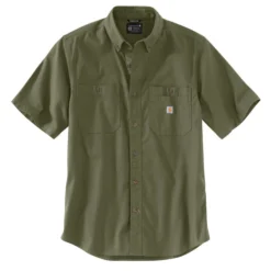 Carhartt Men's Big & Tall Rugged Flex Rigby Short-Sleeve Shirt 11 Carhartt Men's Big & Tall Rugged Flex Rigby Short-Sleeve Shirt -Deals Outfivox Store 103555 G72 MS23 e