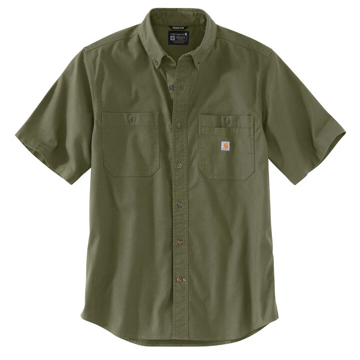 Carhartt Men's Big & Tall Rugged Flex Rigby Short-Sleeve Shirt 5 Carhartt Men's Big & Tall Rugged Flex Rigby Short-Sleeve Shirt - Image 5