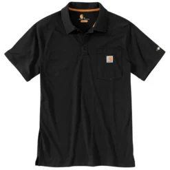 Deals Outfivox Store 3 Carhartt Men's Big & Tall Force Cotton Delmont Pocket Polo Short-Sleeve Shirt