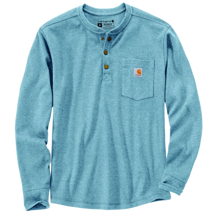 Carhartt Men's Relaxed Fit Heavyweight Henley Pocket Thermal Long-Sleeve T-Shirt 4 Carhartt Men's Relaxed Fit Heavyweight Henley Pocket Thermal Long-Sleeve T-Shirt - Image 4