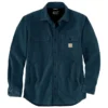 Carhartt Men's Big & Tall Rugged Flex Relaxed Fit Canvas Fleece-Lined Shirt Jac