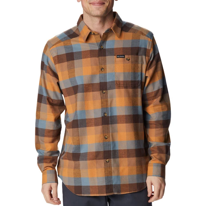 Columbia Men's Cornell Woods Flannel Long-Sleeve Shirt 1 Columbia Men's Cornell Woods Flannel Long-Sleeve Shirt