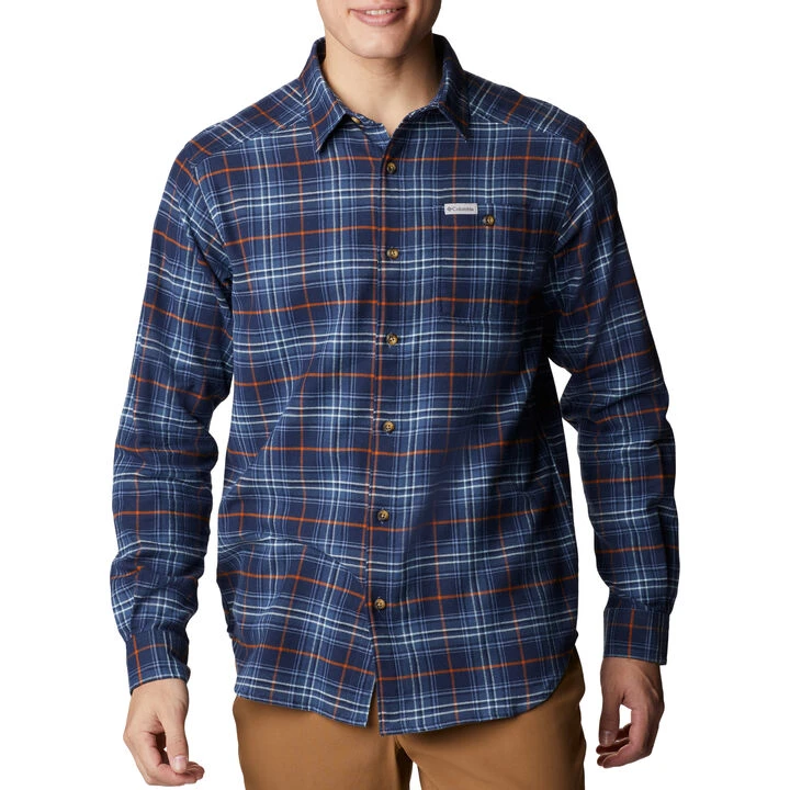Columbia Men's Cornell Woods Flannel Long-Sleeve Shirt 3 Columbia Men's Cornell Woods Flannel Long-Sleeve Shirt - Image 3