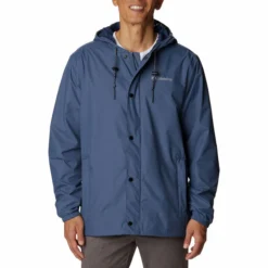 Columbia Men's Big & Tall Cedar Cliff Rain Jacket