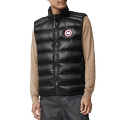 Canada Goose Men's Crofton Down Vest -Deals Outfivox Store 2229M Black