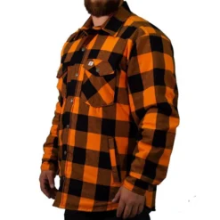 Codet Newport Men's Quilted Pocket Long-Sleeve Flannel Shirt