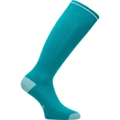 Eurosock Youth Snow Base Jr OTC Ski Sock -Deals Outfivox Store 4212 turquoise white 1