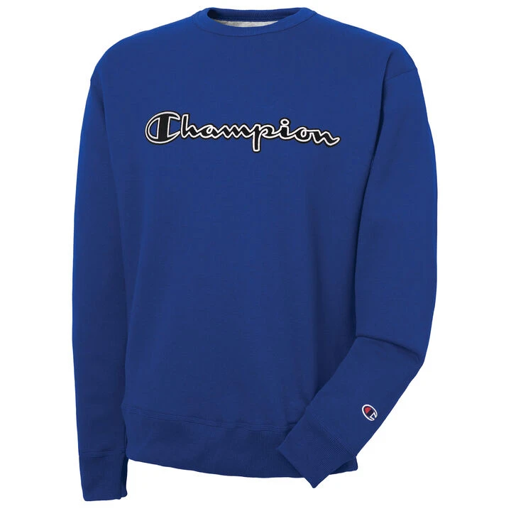 Champion Men's Powerblend Graphic Crew Sweatshirt 1 Champion Men's Powerblend Graphic Crew Sweatshirt