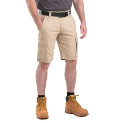 Deals Outfivox Store 13 Berne Men's Big & Tall Heartland Flex Duck Work Short