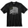 Carhartt Men's Relaxed Fit Midweight Flag Graphic Short-Sleeve T-Shirt