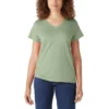 Dickies Women's V-Neck Short-Sleeve T-Shirt