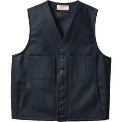 Filson Men's Mackinaw Wool Vest -Deals Outfivox Store Filson 11010055 Navy