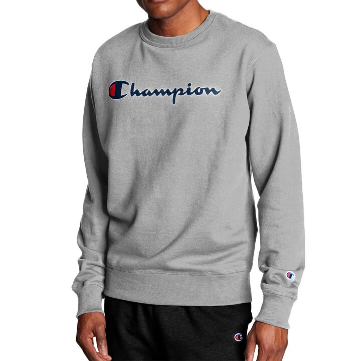 Champion Men's Powerblend Graphic Crew Sweatshirt 4 Champion Men's Powerblend Graphic Crew Sweatshirt - Image 4