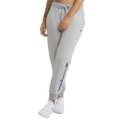 Champion Women's Powerblend Script Logo Graphic Jogger Pant