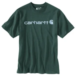 Carhartt Men's Big & Tall Logo Short-Sleeve T-Shirt -Deals Outfivox Store K195 354 MF21