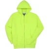 Snap 'N' Wear Men's Big & Tall Thermal-Lined Hi-Vis Full-Zip Sweatshirt