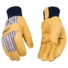 Kinco Men's Lined Grain Pigskin Glove With Knit Wrist