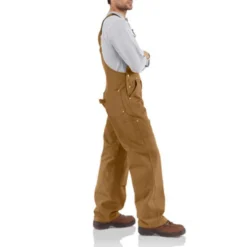 Carhartt Men's Big & Tall 12 Oz Cotton Duck Unlined Bib Overall -Deals Outfivox Store R01BRN AVR