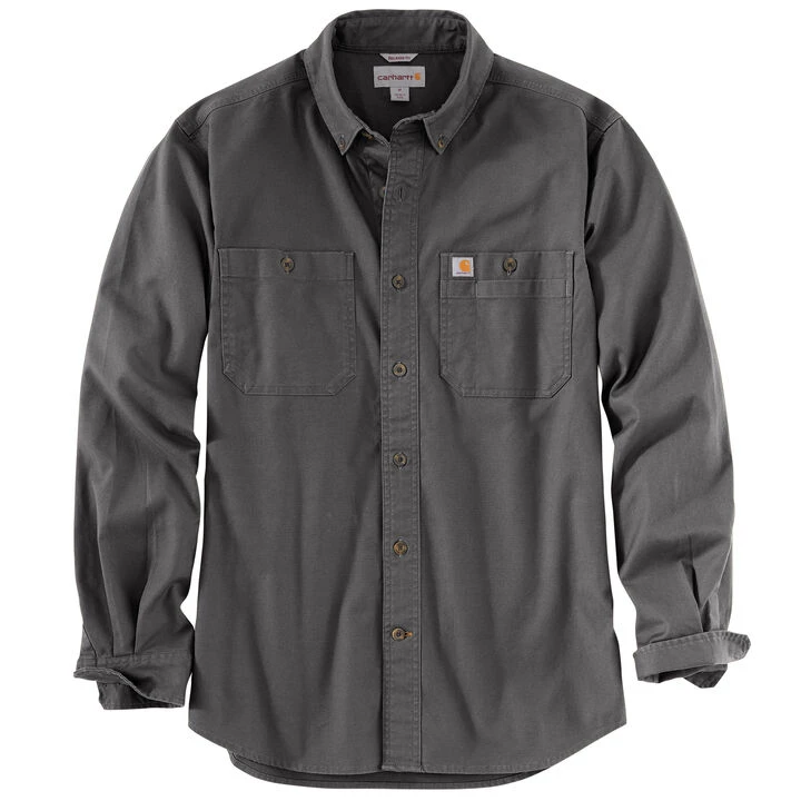 Carhartt Men's Rugged Flex Relaxed Fit Rigby Long-Sleeve Work Shirt