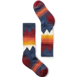 SmartWool Kid's Junior Wintersport Light Cushion Over-The-Calf Ski & Board Sock -Deals Outfivox Store SW001814B25 1 p