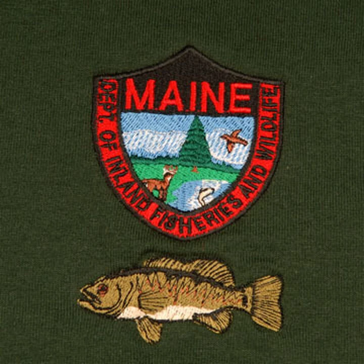 Maine Inland Fisheries And Wildlife Short-Sleeve T-Shirt - Bass 2 Maine Inland Fisheries And Wildlife Short-Sleeve T-Shirt - Bass - Image 2