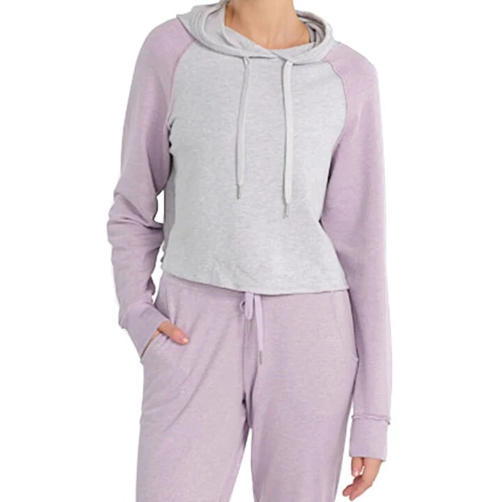 Tasc Performance Women's Varsity Crop Hoodie 2 Tasc Performance Women's Varsity Crop Hoodie - Image 2