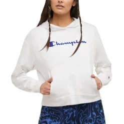 Champion Women's Script Logo Graphic T-Shirt Hoodie