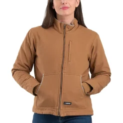 Berne Women's Sherpa-Lined Softstone Duck Jacket