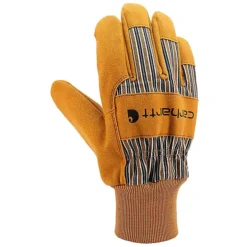 Carhartt Men's Synthetic Suede Knit Cuff Work Glove