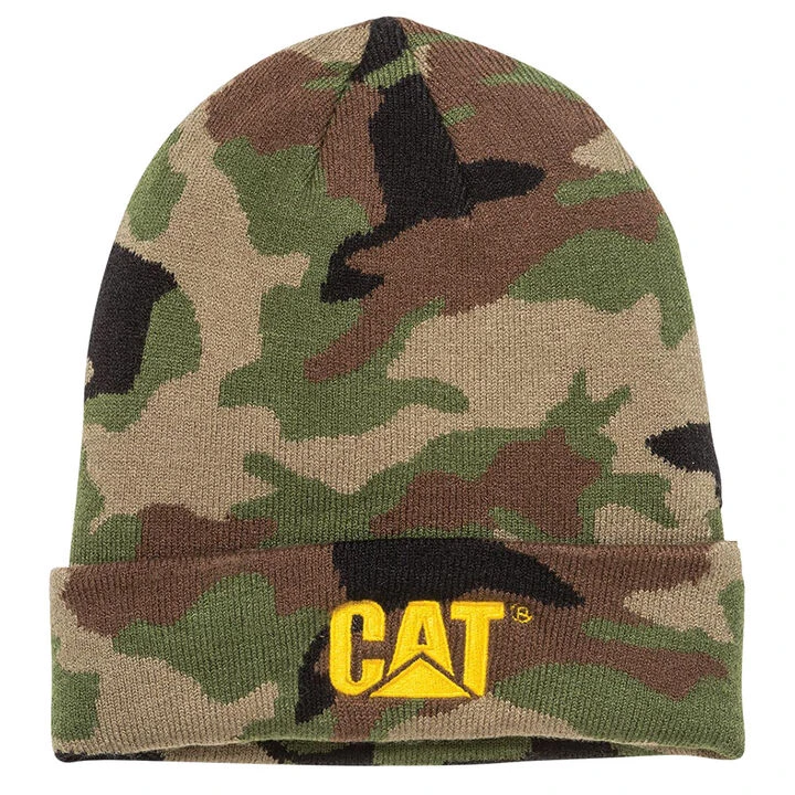 CAT Workwear Men's & Women's Trademark Cuff Beanie 3 CAT Workwear Men's & Women's Trademark Cuff Beanie - Image 3