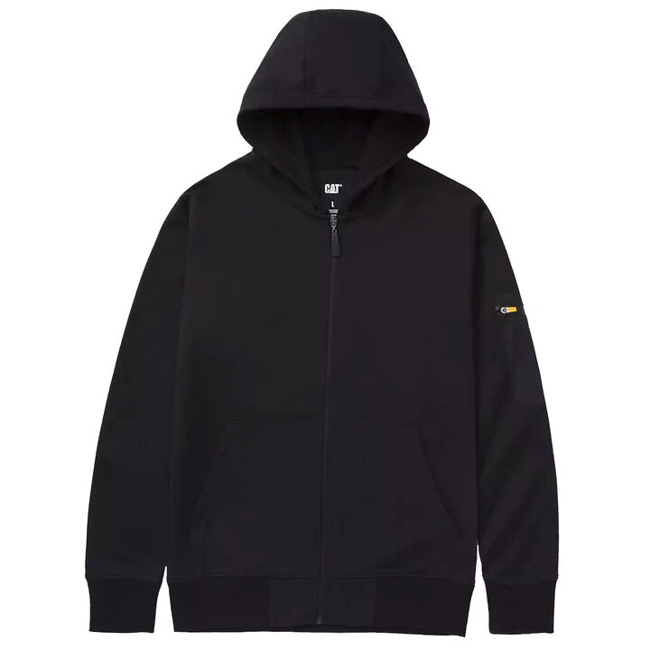 CAT Workwear Men's Loopback Full Zip Hoodie 1 CAT Workwear Men's Loopback Full Zip Hoodie