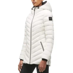 Moose Knuckles Women's Rockcliff Jacket -Deals Outfivox Store m32lj115 Milkyway